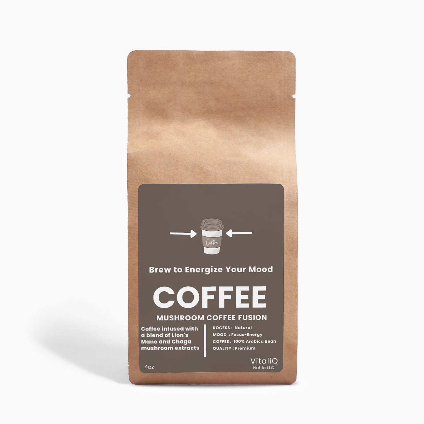 Brazilian Arabica Coffee 16oz – Single-Origin | VitaliQ