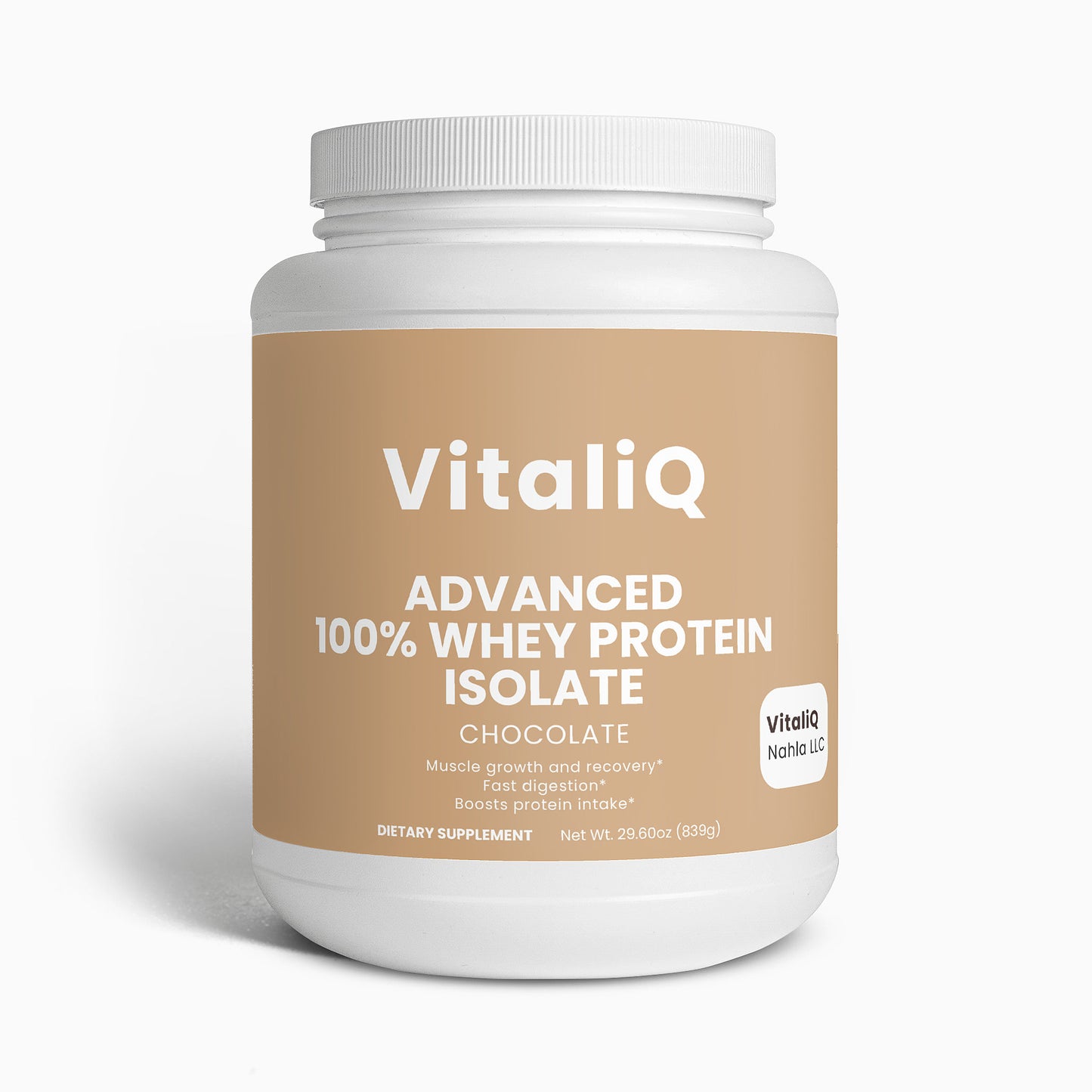 Chocolate Whey Protein Isolate - Muscle & Recovery