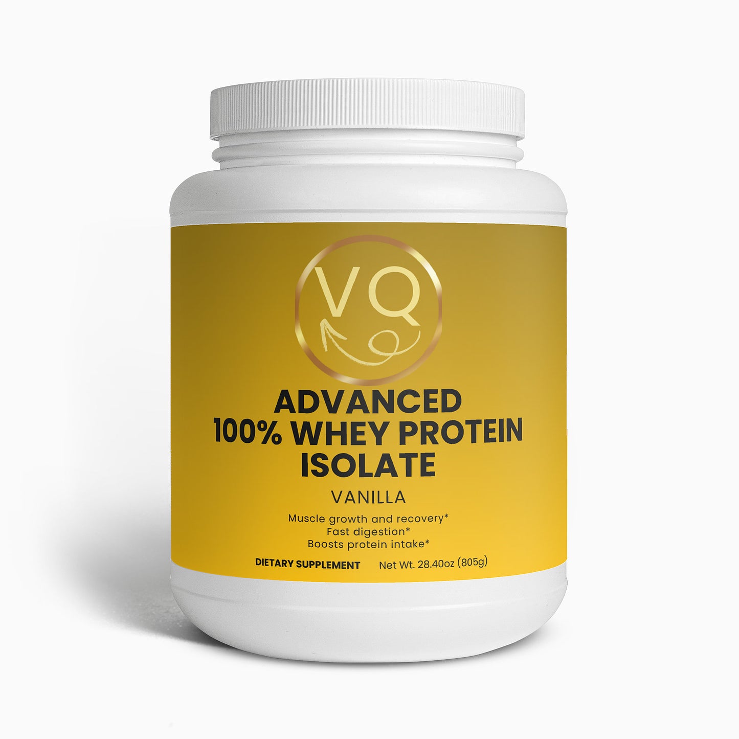 Healthy vanilla protein shake powder – fast-digesting whey isolate