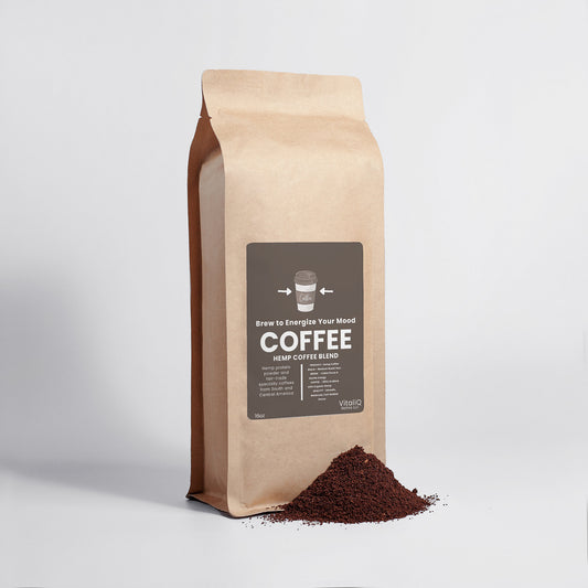 Vitaliq Healthy Hemp Coffee Blend – Medium Roast 16oz