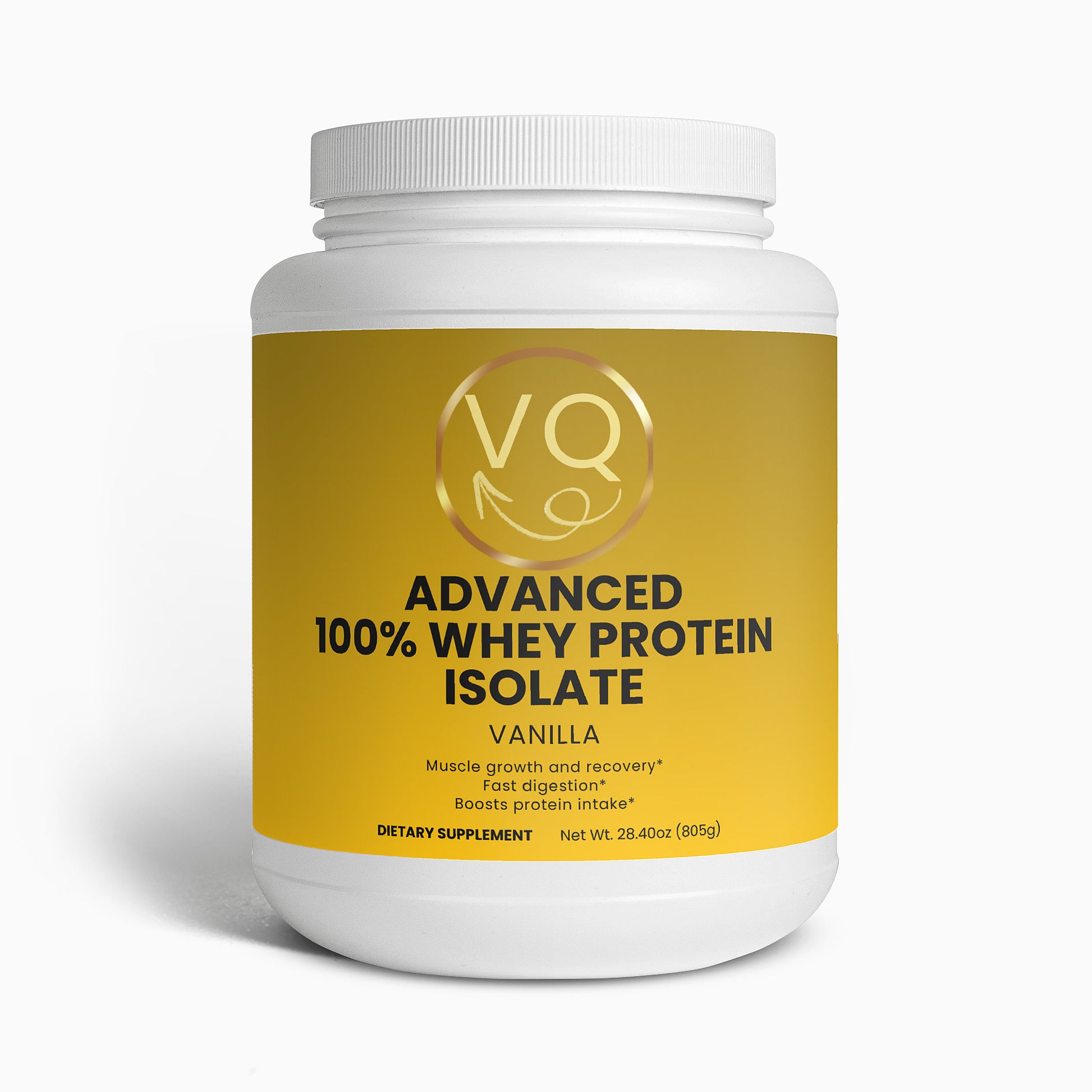 Healthy vanilla protein shake powder – fast-digesting whey isolate